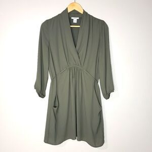 Bar III NWT XSmall Green Mini Dress with Pockets